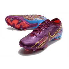 Chuteira Campo Nike Zoom Mercurial Vapor 15 Elite SG Trava Mista Roxo Mbappe - VN Esportes