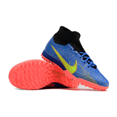 Chuteira Society Nike Zoom Mercurial Superfly 9 Elite TF Azul,Dourado e Rosa - VN Esportes