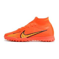 Chuteira Society Nike Zoom Mercurial Superfly 9 Elite TF Laranja