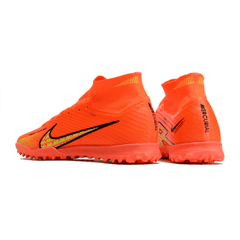 Chuteira Society Nike Zoom Mercurial Superfly 9 Elite TF Laranja - VN Esportes