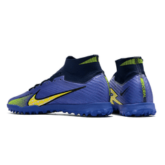 Chuteira Society Nike Zoom Mercurial Superfly 9 Elite TF Roxa e Verde - VN Esportes