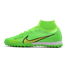 Chuteira Society Nike Zoom Mercurial Superfly 9 Elite TF Verde e Amarela