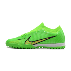 Chuteira Society Nike Zoom Mercurial Vapor 15 Elite TF Verde e Amarela