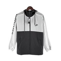 Corta Vento Nike Branco e Preto