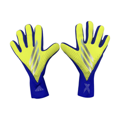 Luva de Goleiro Adidas Predator X Pro Amarelo e Azul