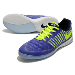 Chuteira Futsal Nike Lunar Gato II IC Azul e Verde - VN Esportes