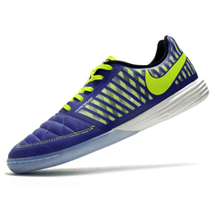 Chuteira Futsal Nike Lunar Gato II IC Azul e Verde - VN Esportes