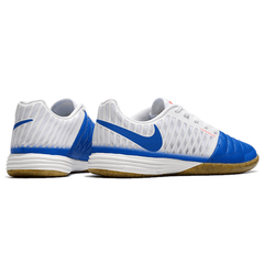 Chuteira Futsal Nike Lunar Gato II IC Branca e Azul - VN Esportes