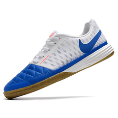 Chuteira Futsal Nike Lunar Gato II IC Branca e Azul - VN Esportes