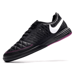 Chuteira Futsal Nike Lunar Gato II IC Preta e Rosa - VN Esportes