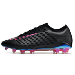 Chuteira Campo Nike Phantom Ultra Venom FG Elite Preta e Roxo Holografico