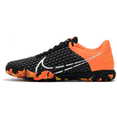 Chuteira Futsal Nike Reactgato IC Preta e Laranja