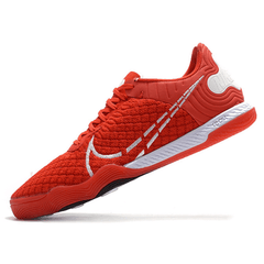 Chuteira Futsal Nike Reactgato IC Vermelho e Branco - VN Esportes