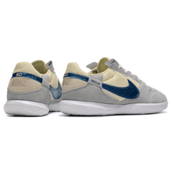 Chuteira Futsal Nike Streetgato IC Branco,Azul e Cinza - VN Esportes