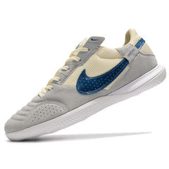 Chuteira Futsal Nike Streetgato IC Branco,Azul e Cinza - VN Esportes