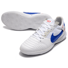 Chuteira Futsal Nike Streetgato IC Branco e Azul - VN Esportes