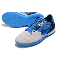 Chuteira Futsal Nike Streetgato IC Cinza e Azul - VN Esportes