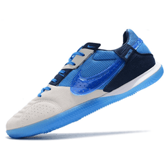 Chuteira Futsal Nike Streetgato IC Cinza e Azul - VN Esportes