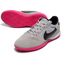 Chuteira Futsal Nike Streetgato IC Cinza e Rosa - VN Esportes