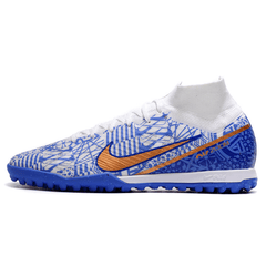 Chuteira Society Nike Zoom Mercurial Superfly 9 Elite TF Azul CR7