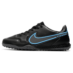 Chuteira Society Nike Tiempo Legend 9 Elite TF Black Pack