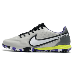 Chuteira Society Nike Tiempo Legend 9 Elite TF Branca