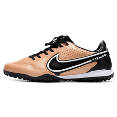 Chuteira Society Nike Tiempo Legend 9 Elite TF Dourada