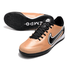 Chuteira Nike Tiempo 9 Legend IC Dourada - VN Esportes