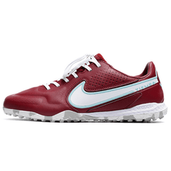 Chuteira Society Nike Tiempo Legend 9 Elite TF Vinho