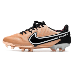 Chuteira Campo Nike Tiempo Legend 9 Elite FG Dourada