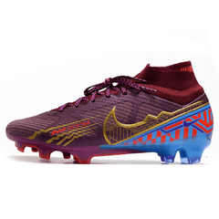 Chuteira Campo Nike Zoom Mercurial Superfly 9 Elite FG Mbappe Roxo