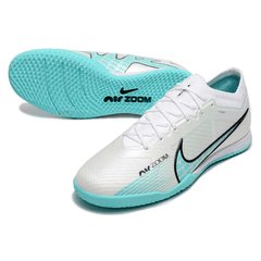 Chuteira Nike Zoom Mercurial Vapor 15 Elite IC Branca e Azul - VN Esportes