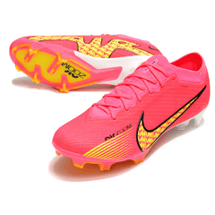 Chuteira Nike Zoom Mercurial Vapor 15 Elite FG Rosa e Amarela - VN Esportes