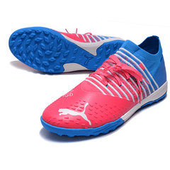 Chuteira Puma Future Z 1.3 TF Azul e Rosa - VN Esportes