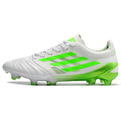 Chuteira Campo Adidas X Speedportal 99.1 Leather FG Branca e Verde