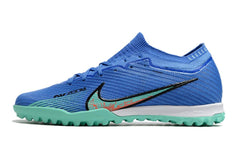 Chuteira Society Nike Zoom Mercurial Vapor 15 Elite TF Azul e Verde - VN Esportes